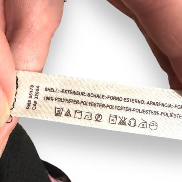 NWT Intimately Free People Black Pink Symphony Bell Sleeve Mini Dress Womens XS - Picture 10 of 11